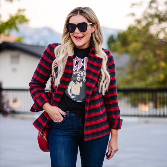 Bundle Cabi Snow Valley Buffalo Check Jacket Reina Houndstooth Club Blazer XS - Picture 13 of 16